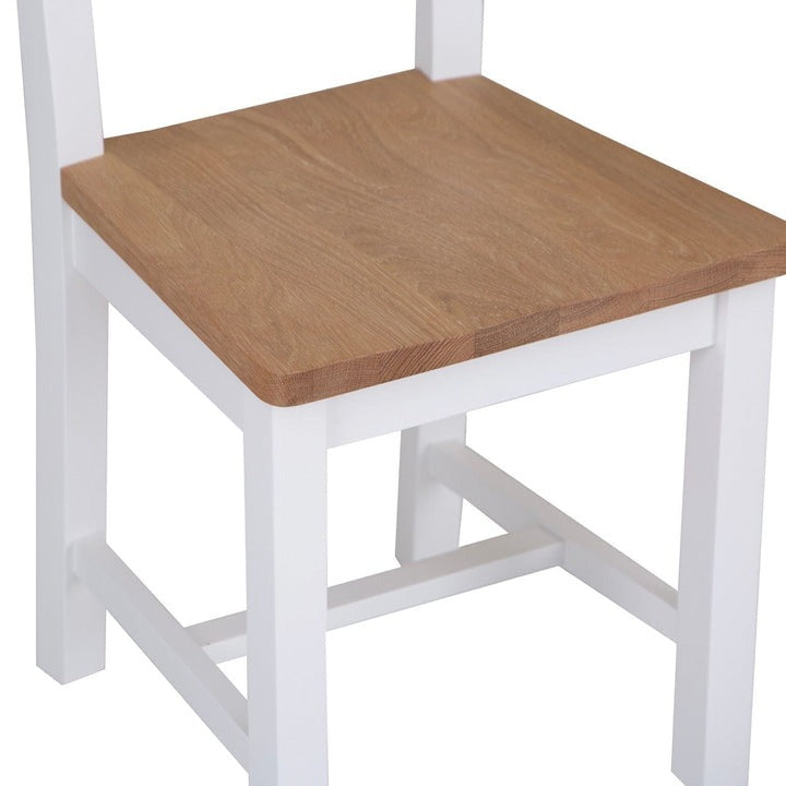 Marlborough White Oak Wooden Seat Dining Chair