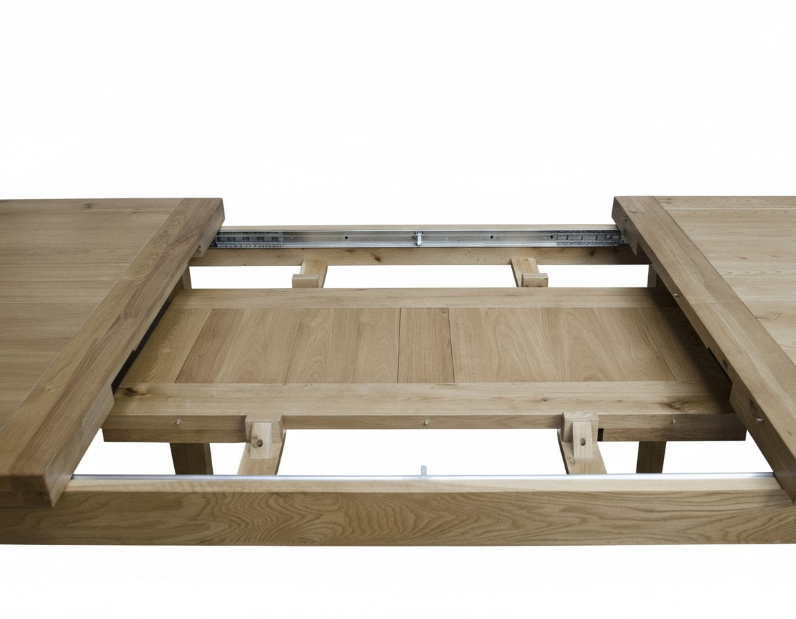 Deluxe Large 8-14 Seater Extendable Oak Dining Table