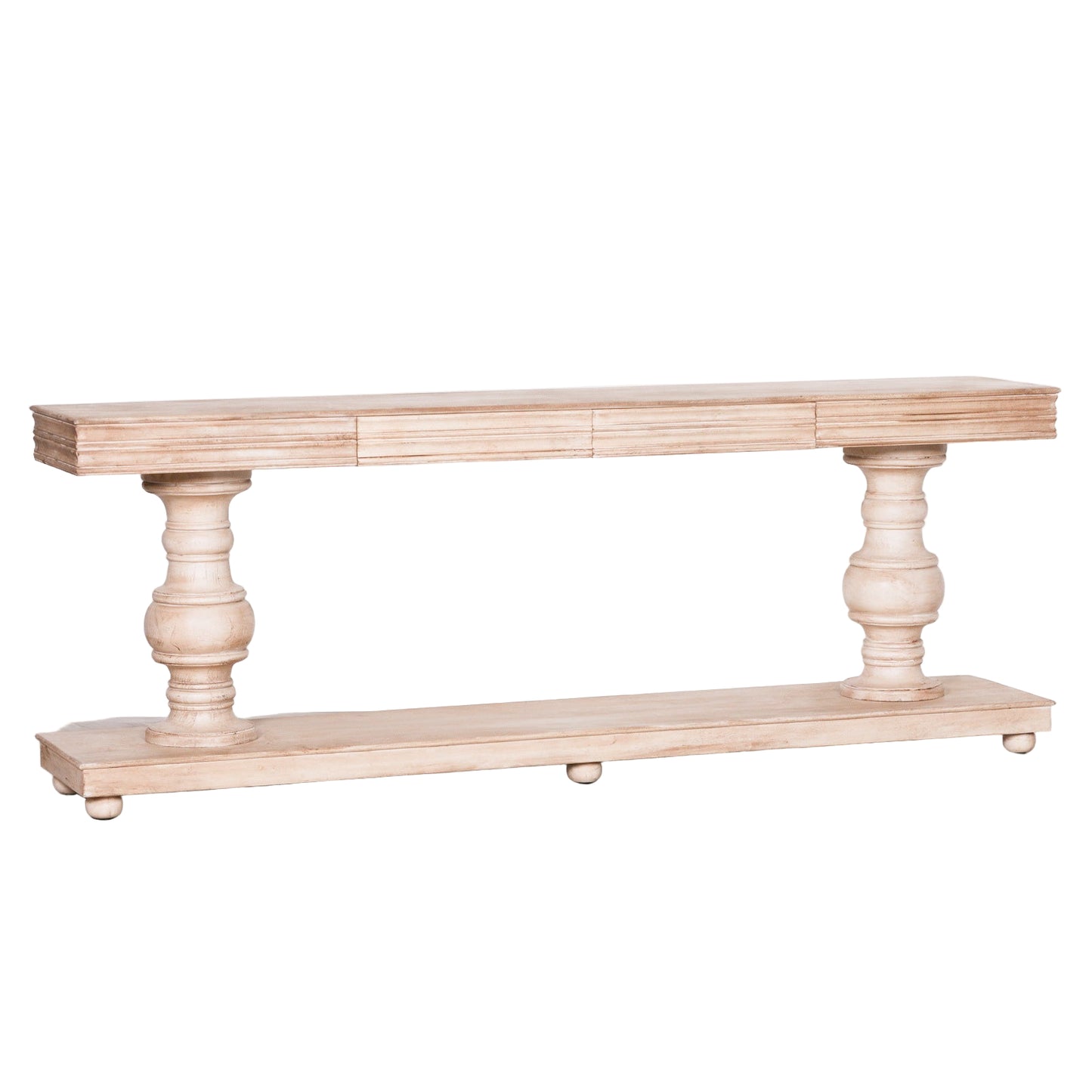 Solmere Mango Wood Console Table with Drawers