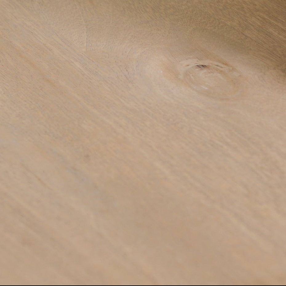 Aubrey 152cm Round Mango Wood Pedestal Dining Table