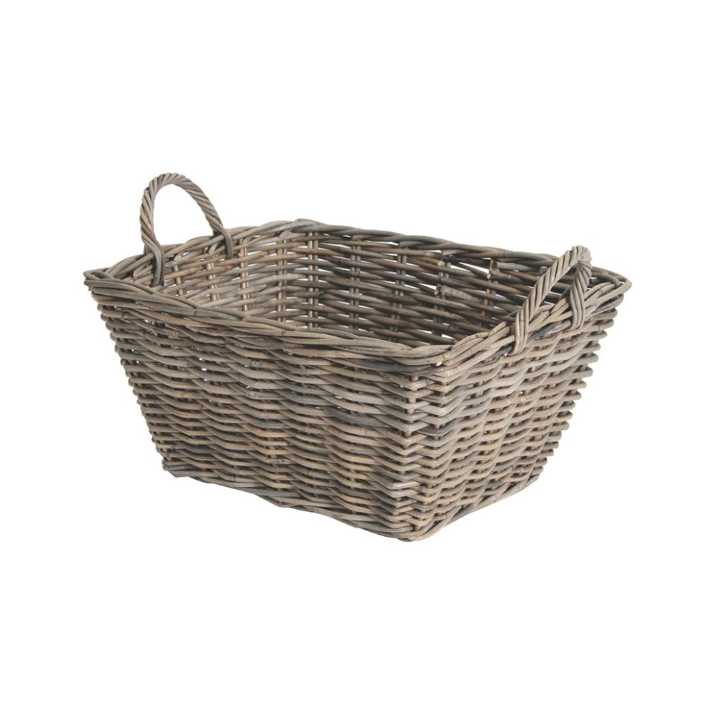 Kubu Grey Rectangular Storage Basket