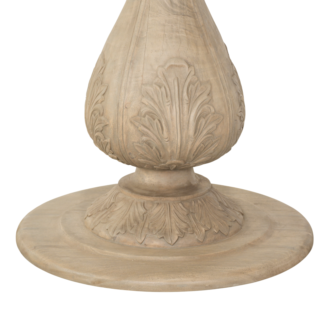 Acorn 150cm Rustic Light Wood Round Dining Table