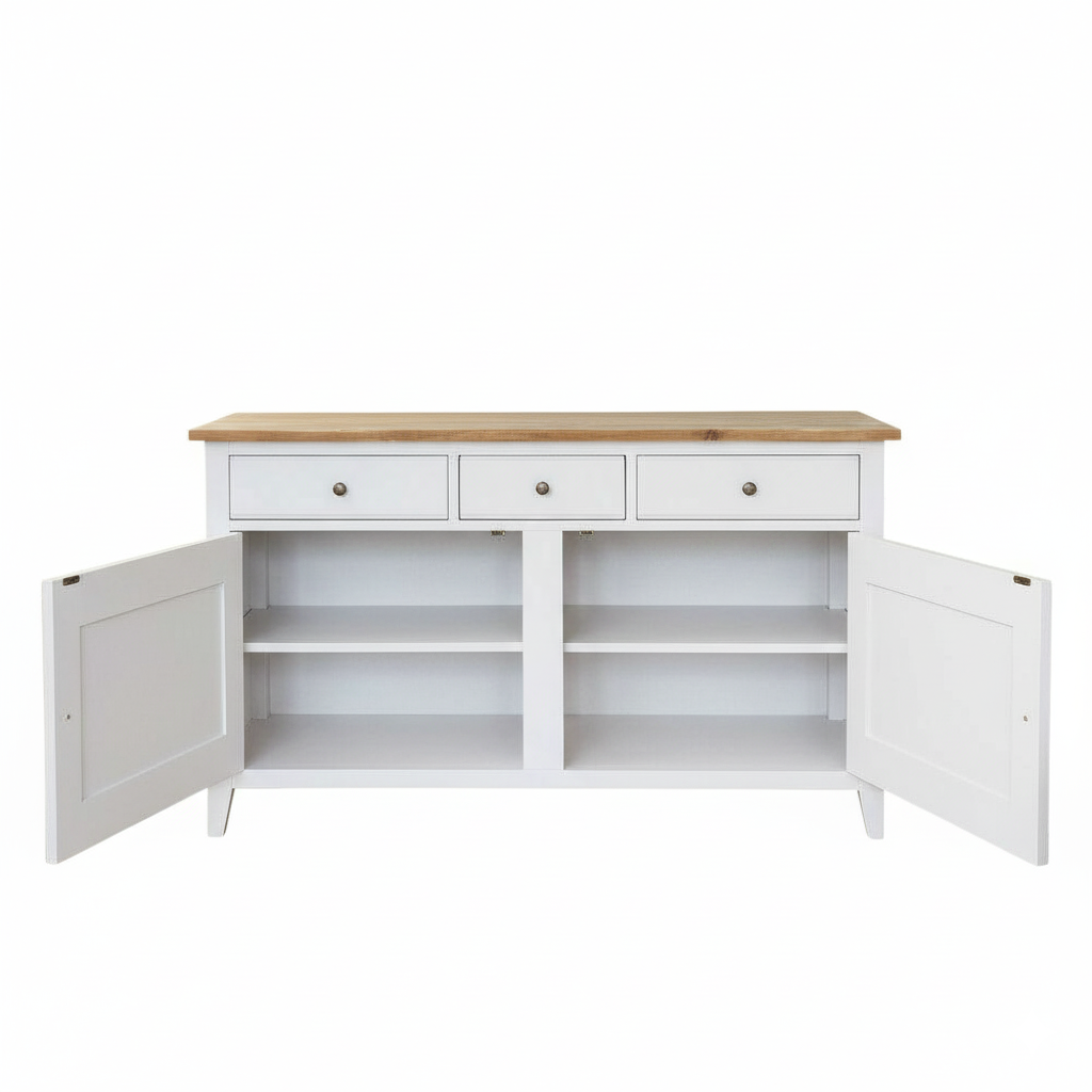 Signature Grey Large Sideboard