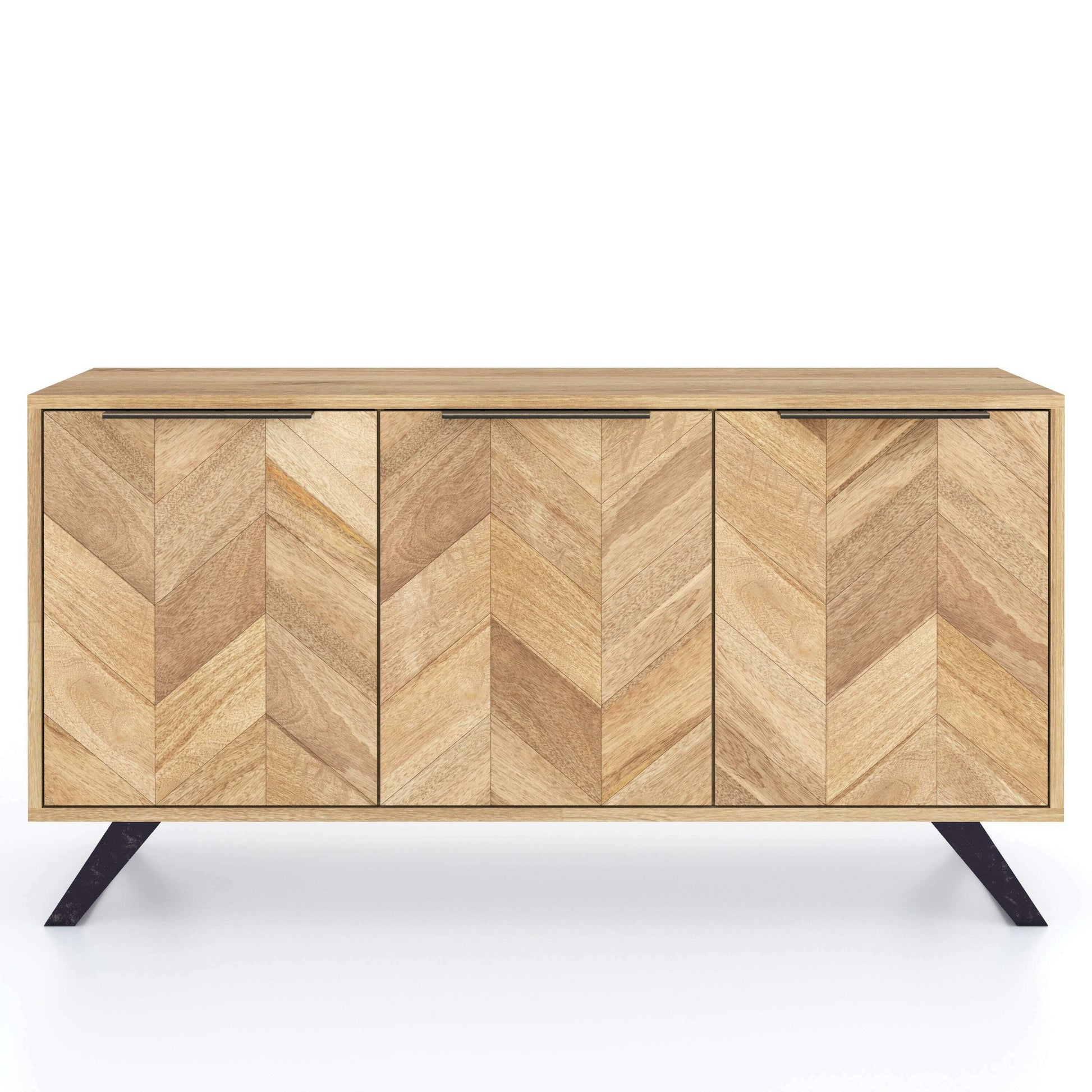 Amiya Mango Wood 3 Door Sideboard - Sideboard - Heart of Kitchens