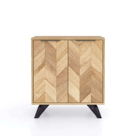 Amiya Mango Wood Hall Cabinet - Hall Cabinet - Heart of Kitchens