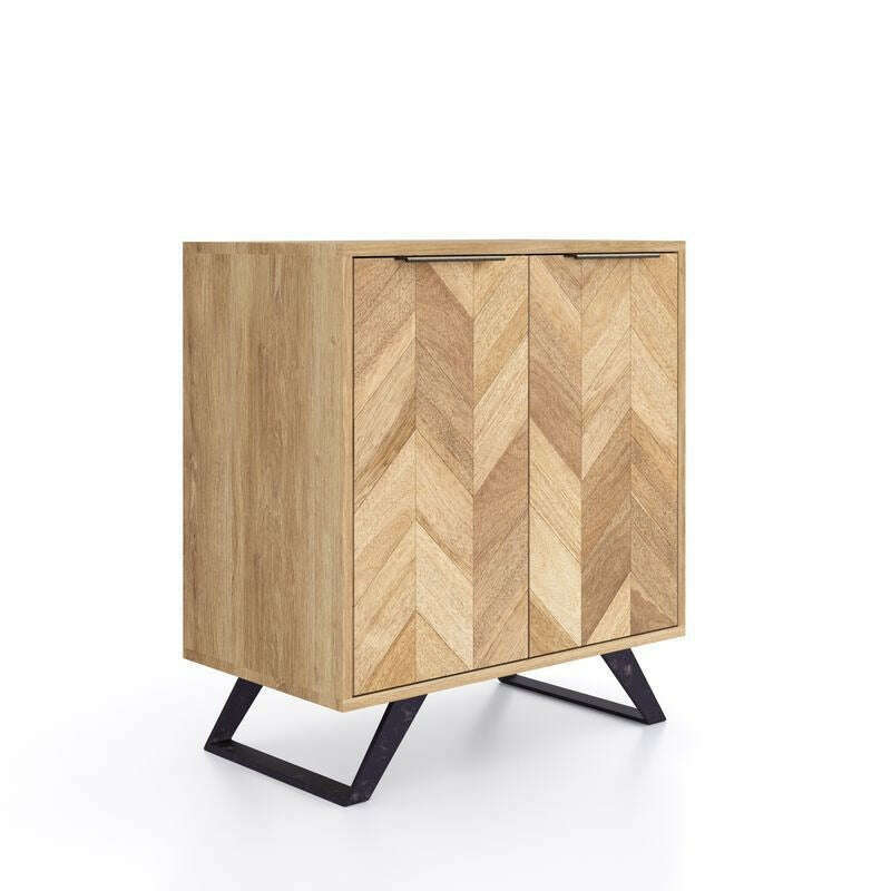Amiya Mango Wood Hall Cabinet - Hall Cabinet - Heart of Kitchens