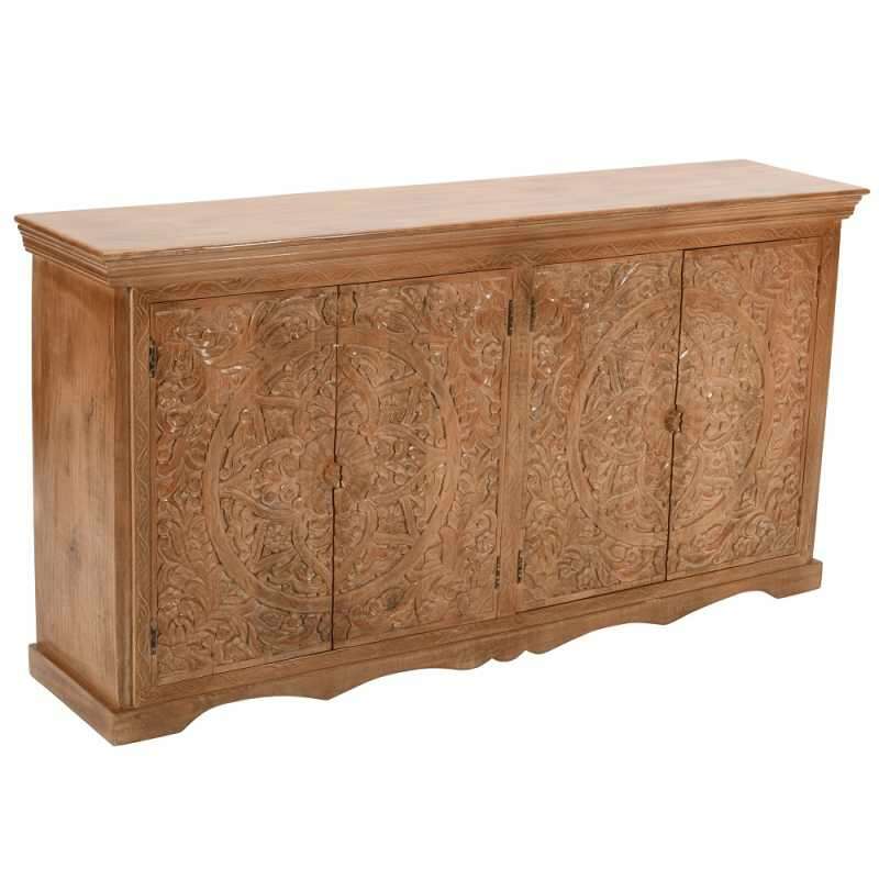 Artwork Mango Wood Sideboard XL