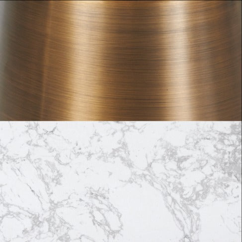 Ines 1m Bronze Base Dining Table