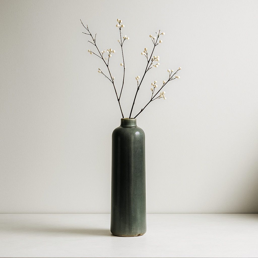 Garda Glazed Raine Grey Vase