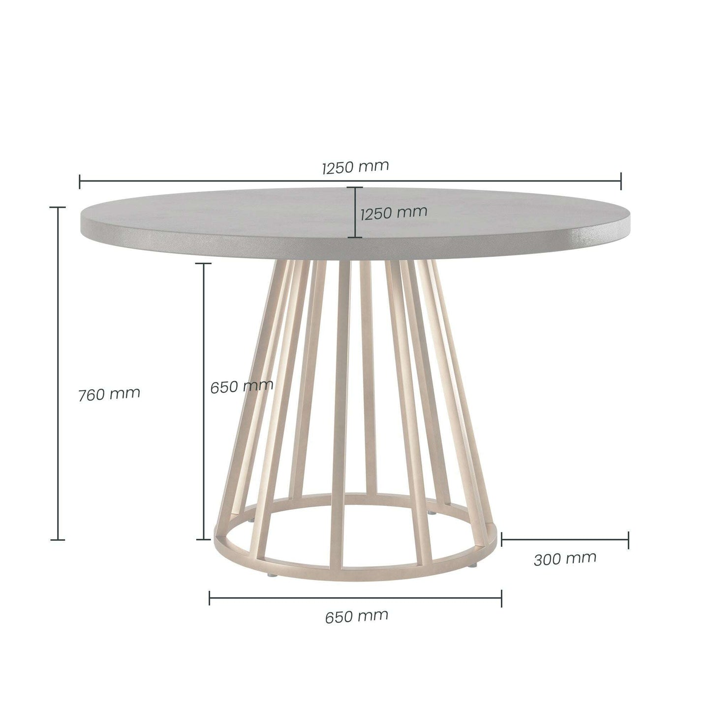 Cove Round Pedestal Dining Table