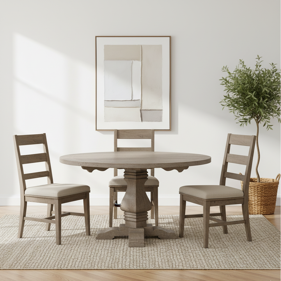 Ashwick 150cm Round Mango Wood Dining Table