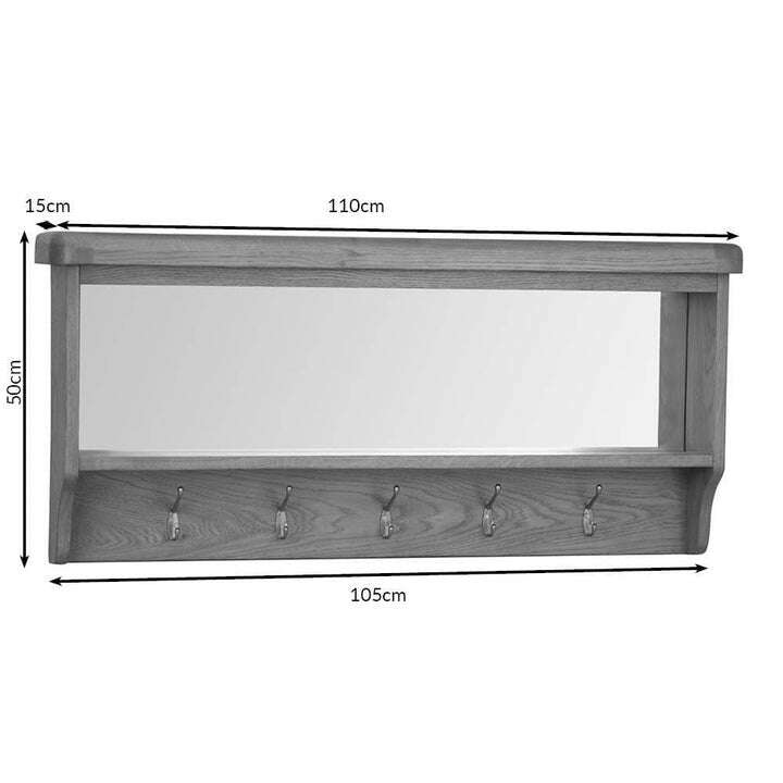 Eaton Country Oak Hall Bench Top