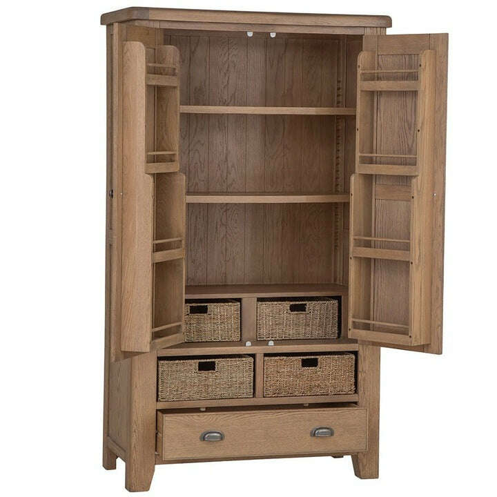 Eaton Country Oak Larder Unit