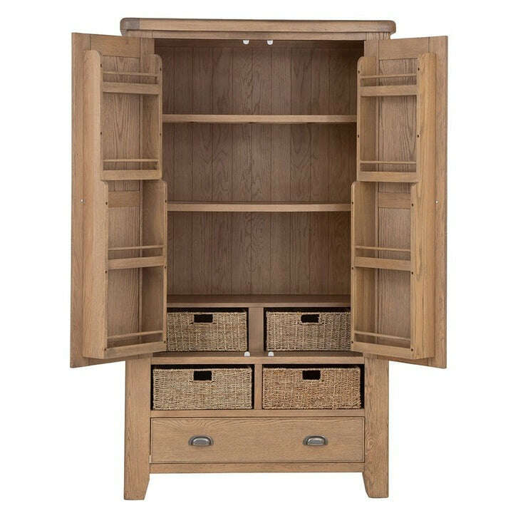Eaton Country Oak Larder Unit