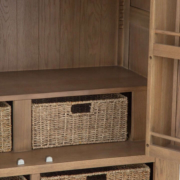 Eaton Country Oak Larder Unit