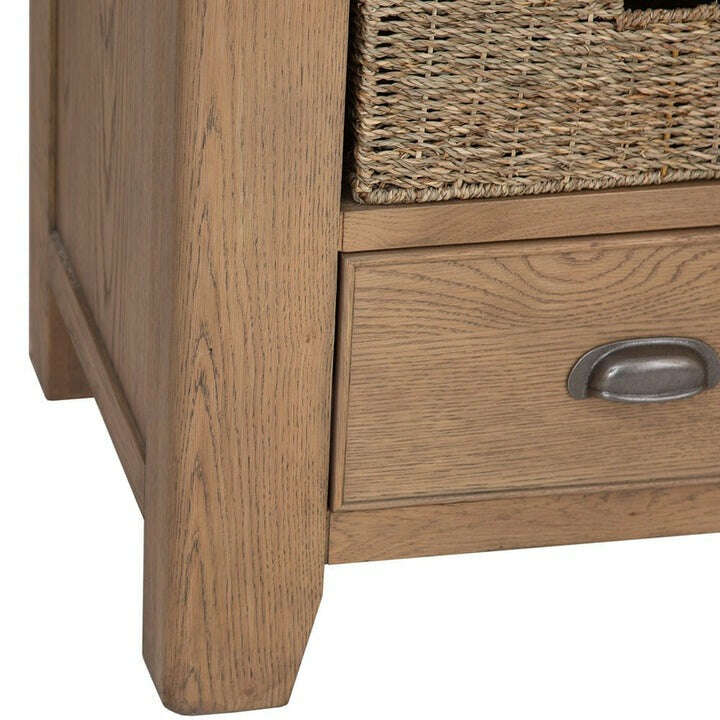 Eaton Country Oak Larder Unit