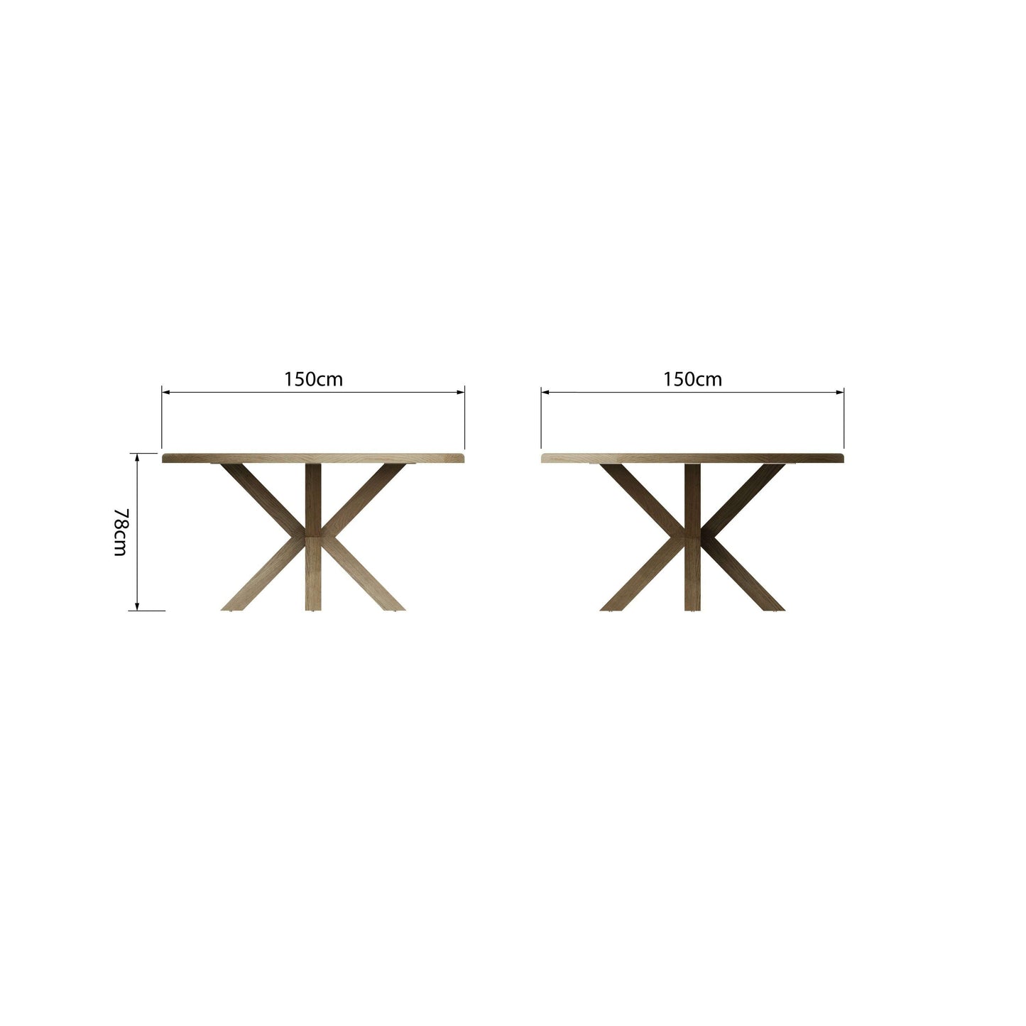 Eaton Country Oak Large Round Table