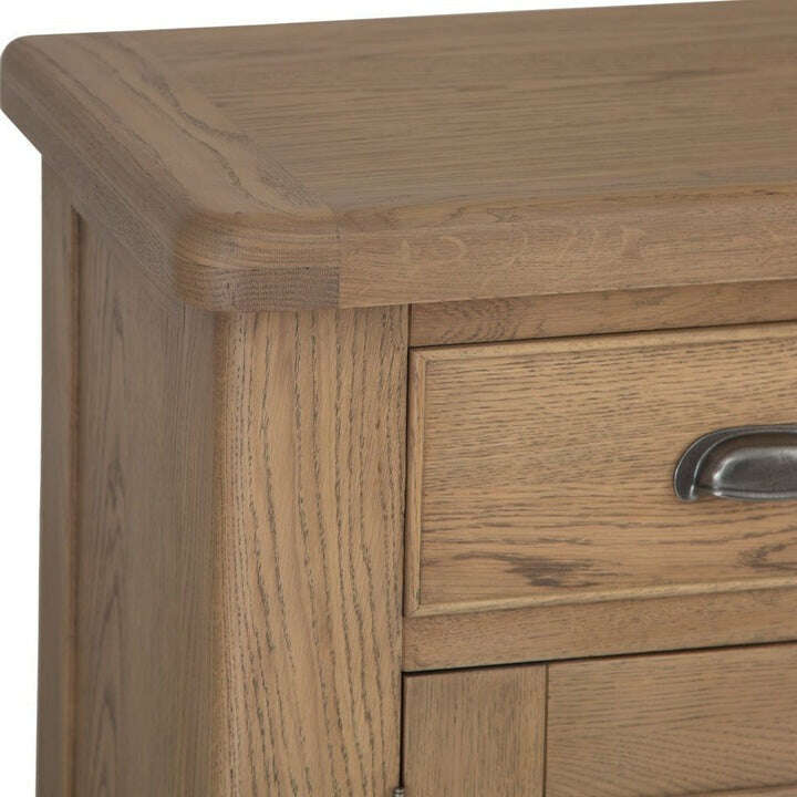 Eaton Country Oak Sideboard with Wine Rack