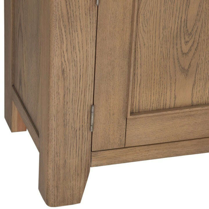 Eaton Country Oak Sideboard with Wine Rack
