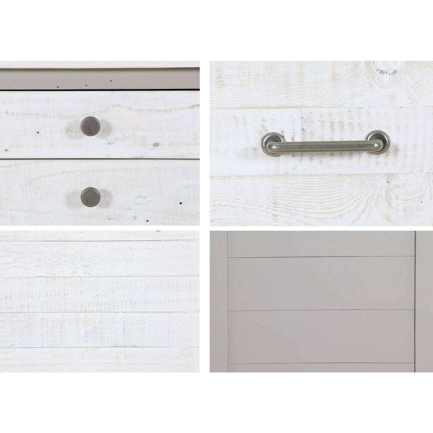 Greystone Kitchen Island with Reclaimed Wood - Kitchen Island - Heart of Kitchens