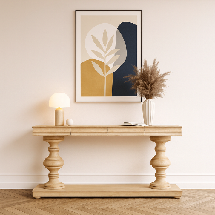 Solmere Mango Wood 180cm Console Table