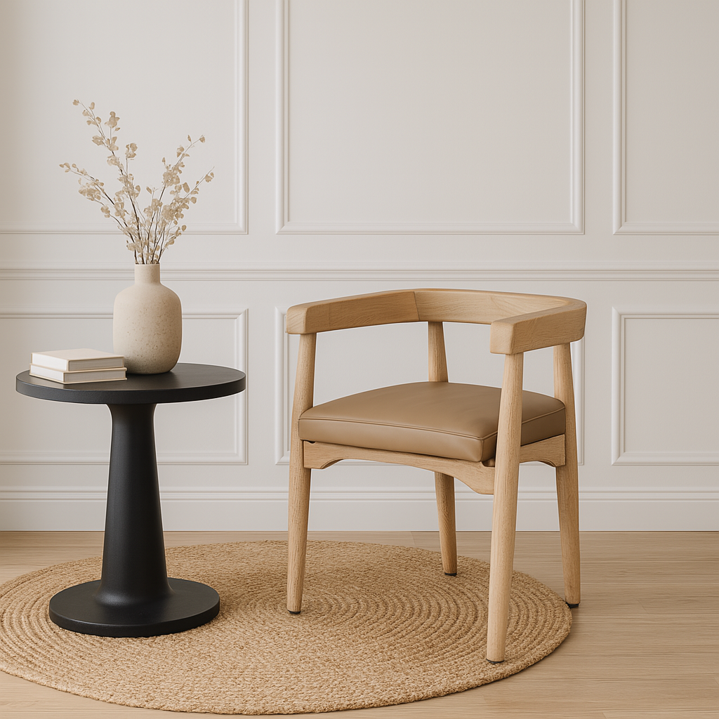 Arena Acacia Wood Dining Chair