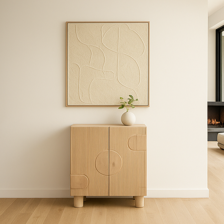 Austin Solid Mango Wood Small Sideboard