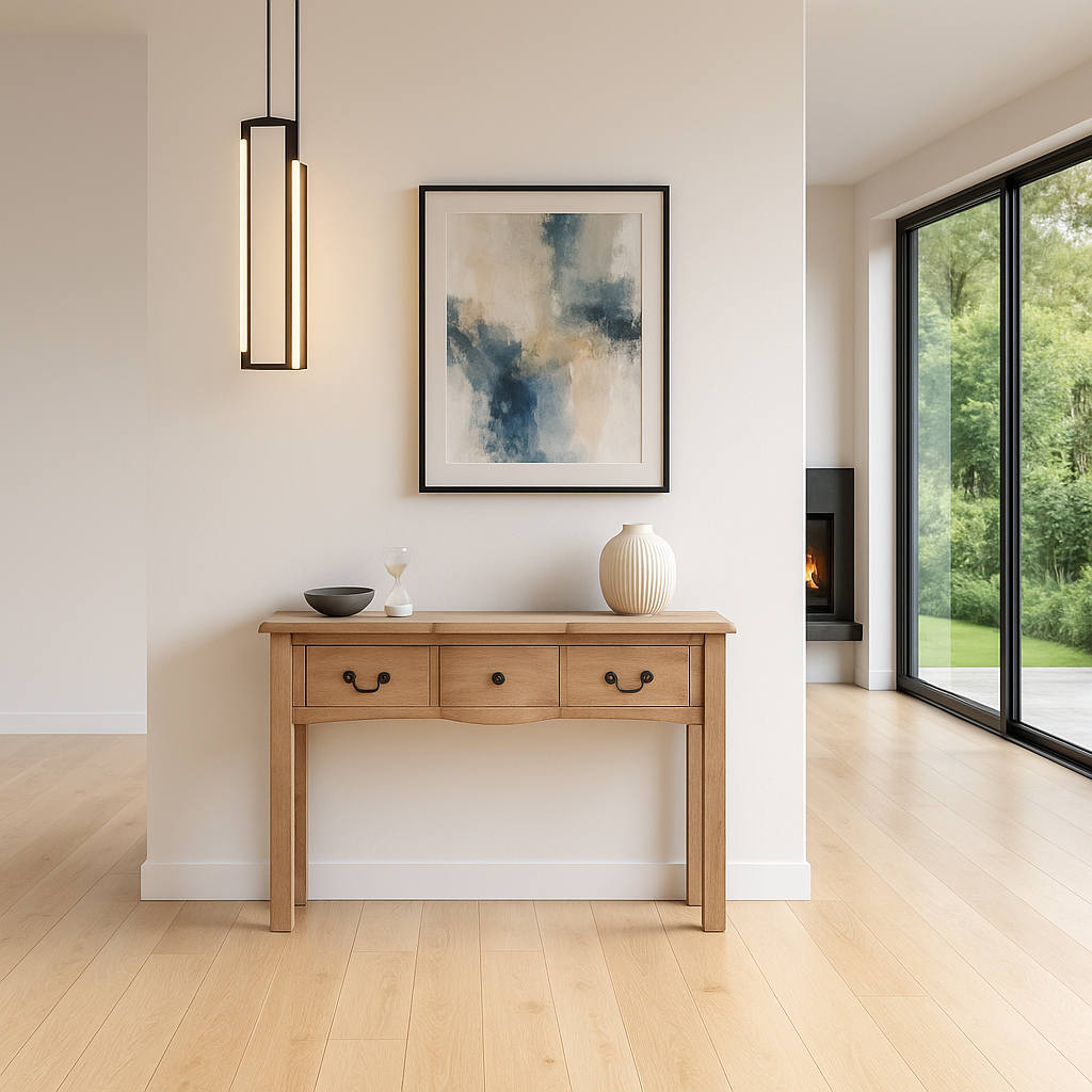 Copgrove 3 Drawer Console Table