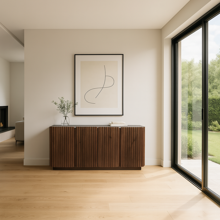 Monterey Mango Wood  Four Door Buffet Sideboard