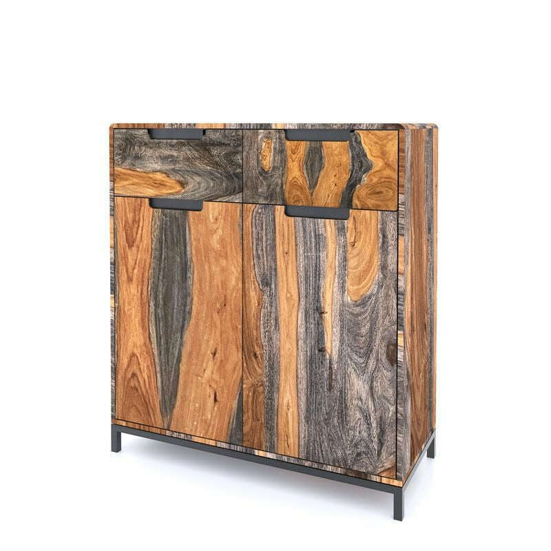 Kavi Sheesham Wood Hall Cabinet - Hall Cabinet - Heart of Kitchens