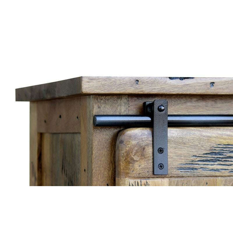 Kora Mango Wood Display Cabinet - Drinks Cabinet - Heart of Kitchens