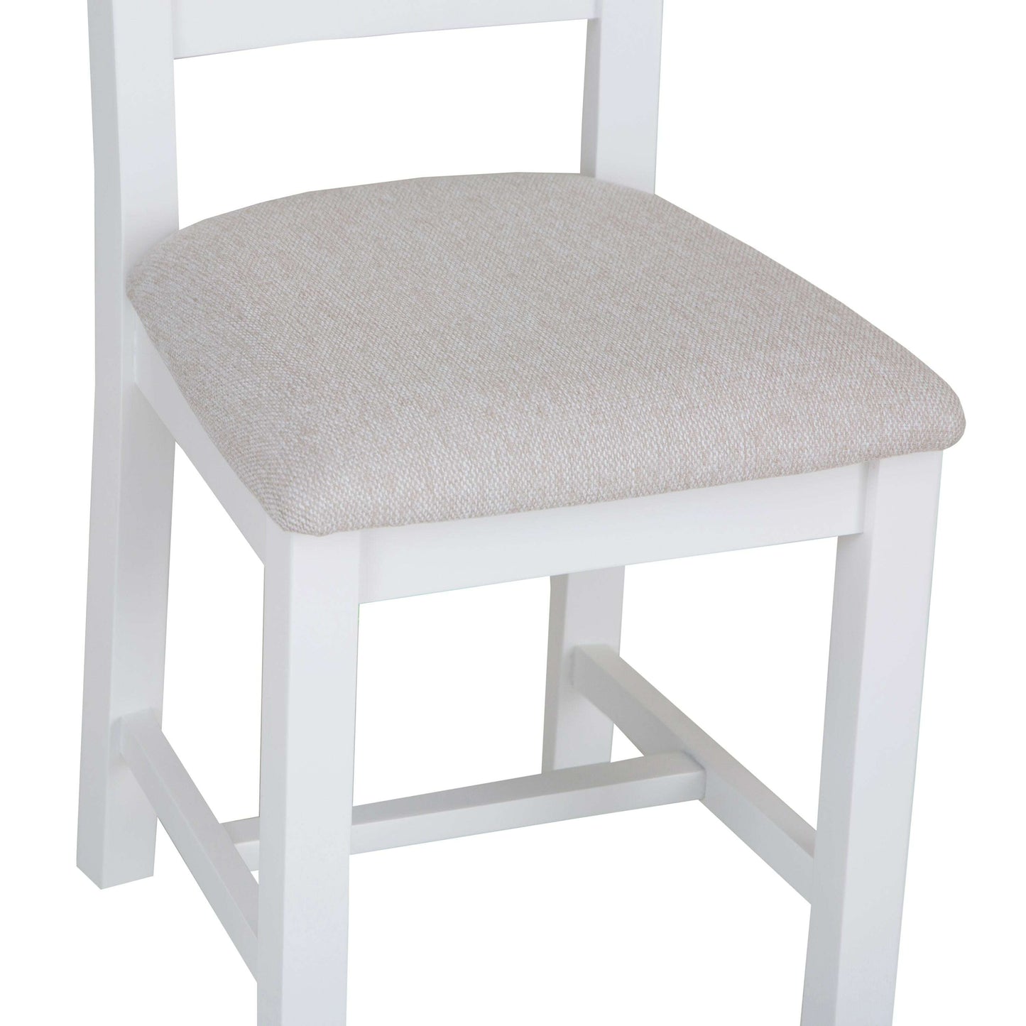 Marlborough White Oak Fabric Seat Dining Chair