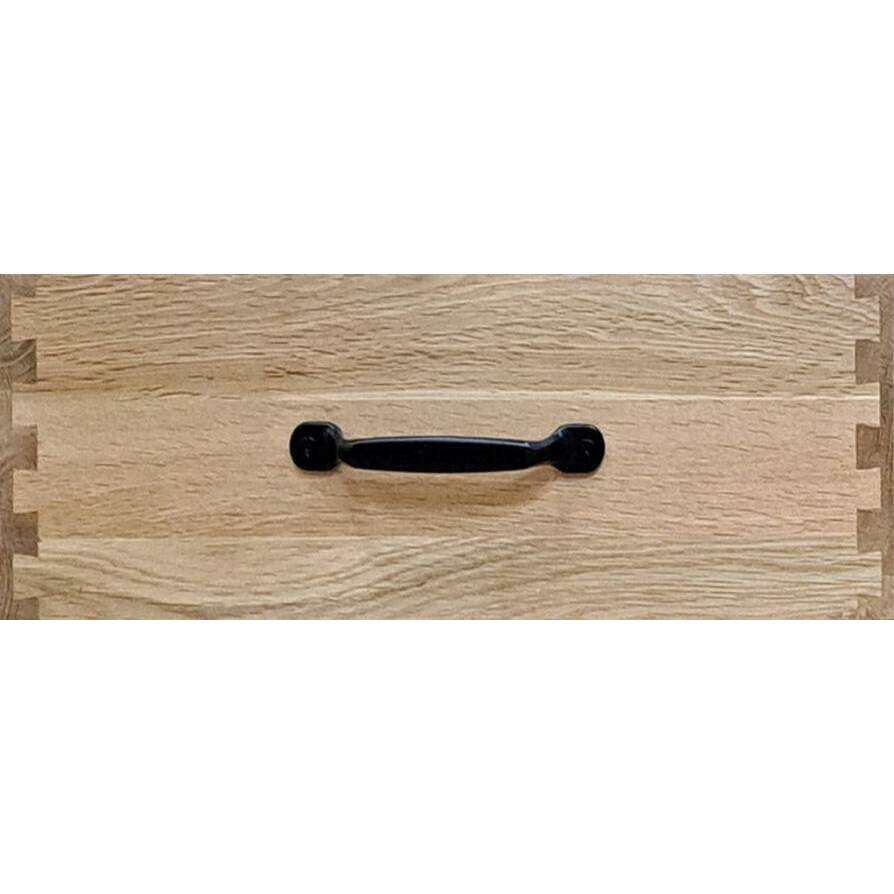 Oxford Four Drawer Oak Kitchen Island With Black Granite Top - Kitchen Island - Heart of Kitchens