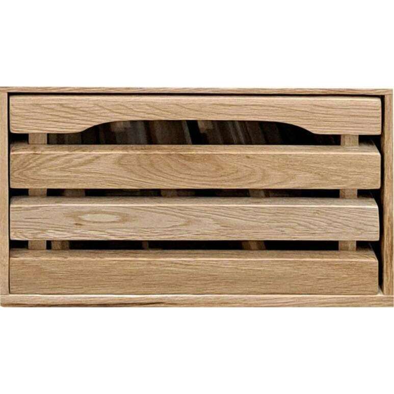 Oxford Four Drawer Oak Kitchen Island With Black Granite Top - Kitchen Island - Heart of Kitchens