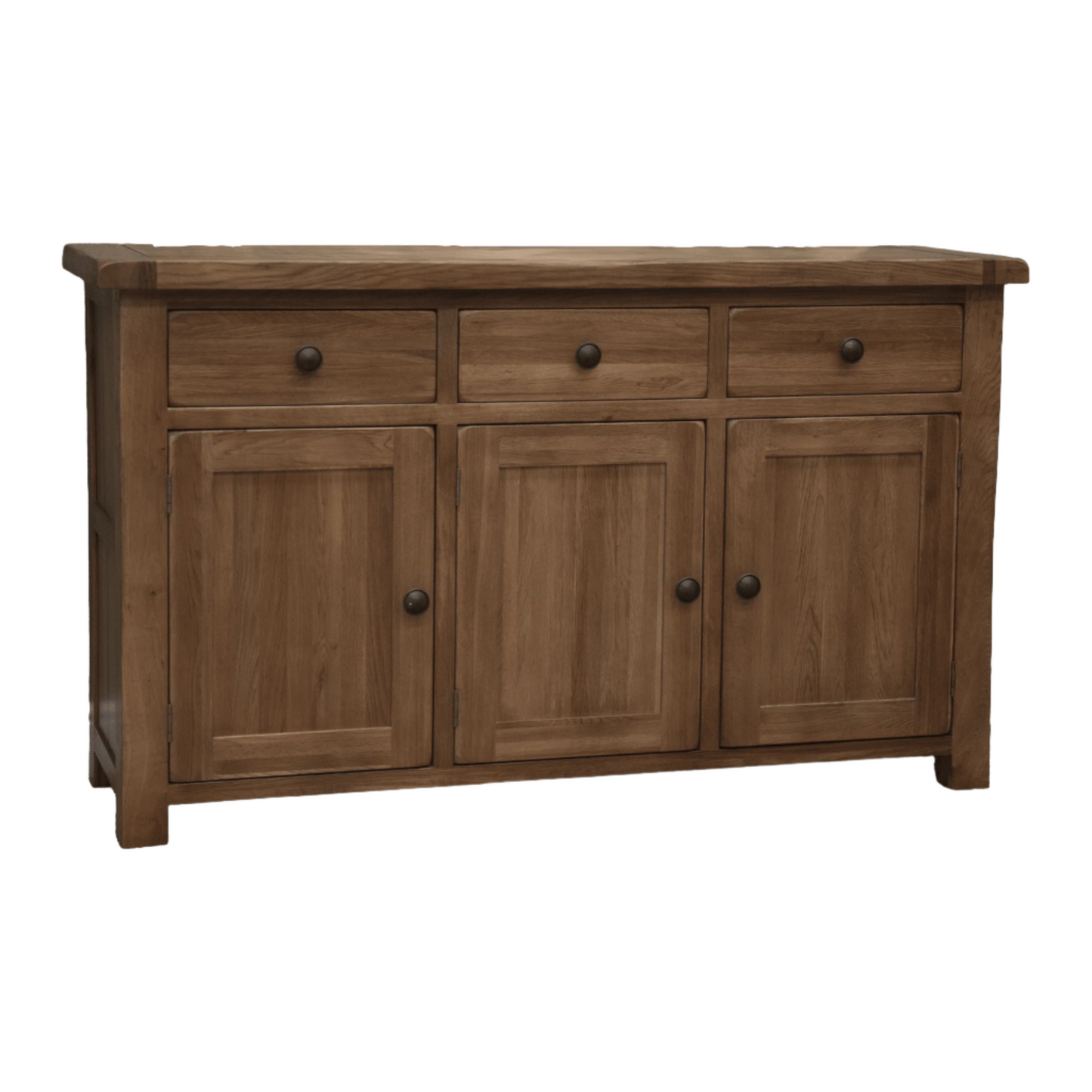 Rustic Solid Oak Large Sideboard - Sideboard - Heart of Kitchens