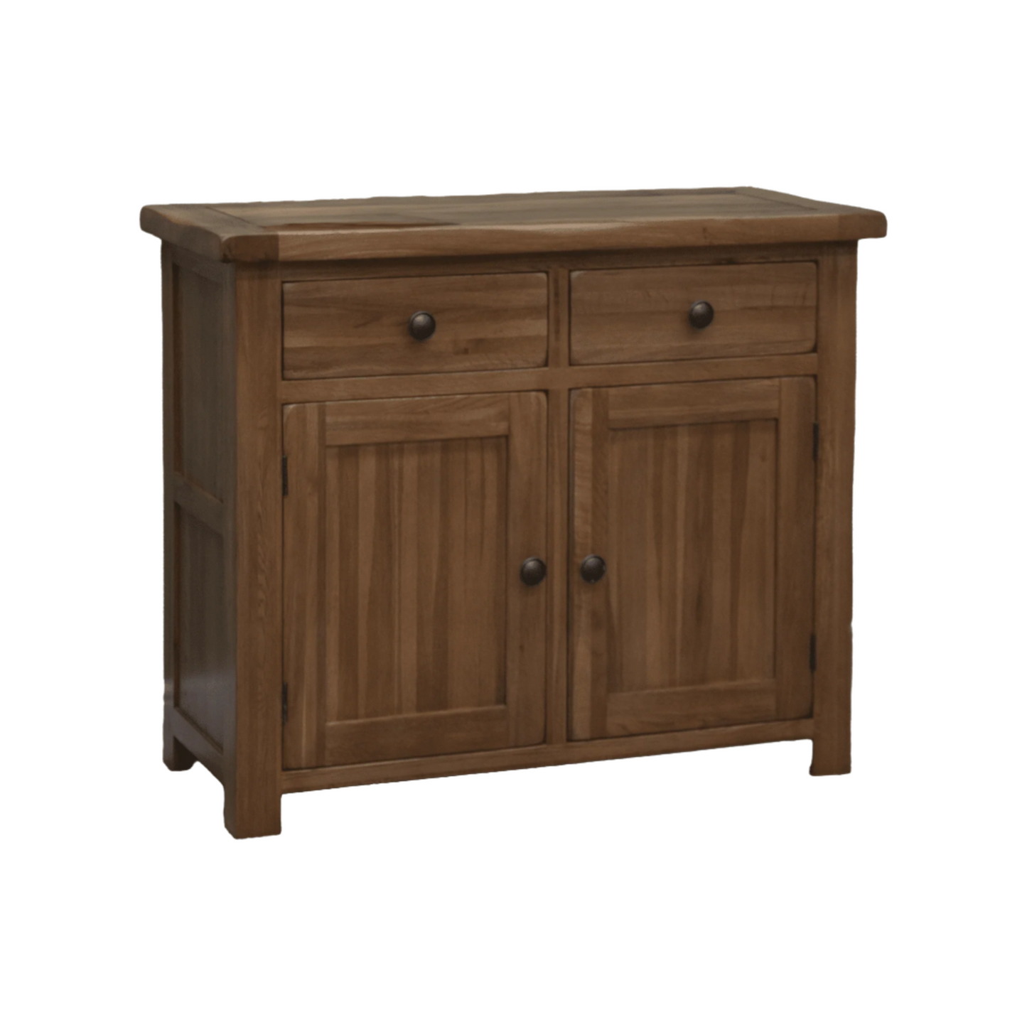 Rustic Solid Oak Small Sideboard - Sideboard - Heart of Kitchens