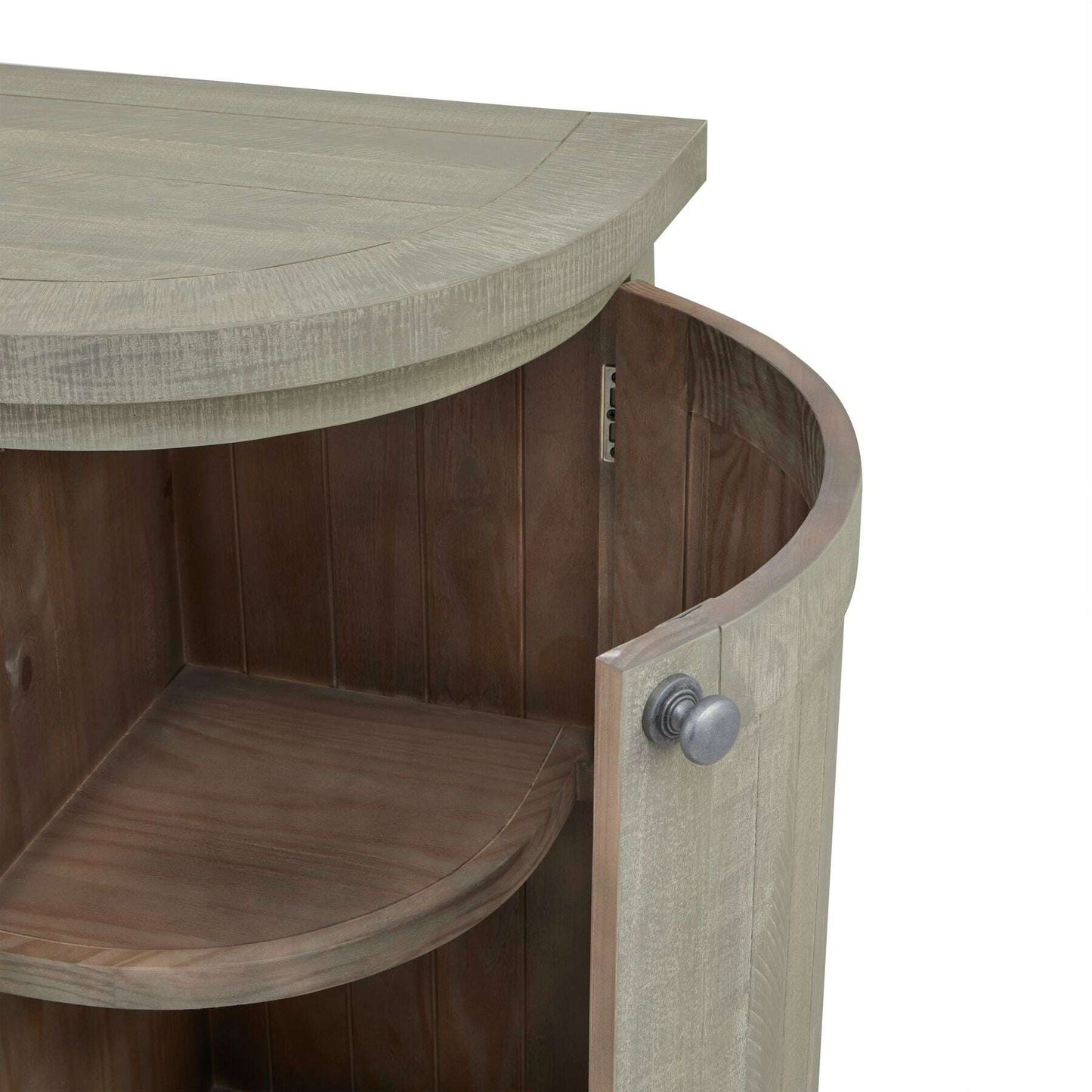 Saltaire Pine Wood 4 Door Sideboard With Drawer