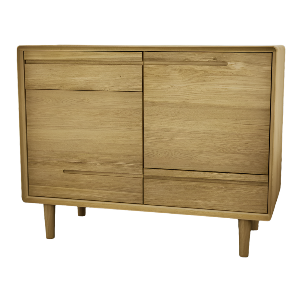 Scandic Solid Oak Small sideboard - Sideboard - Heart of Kitchens