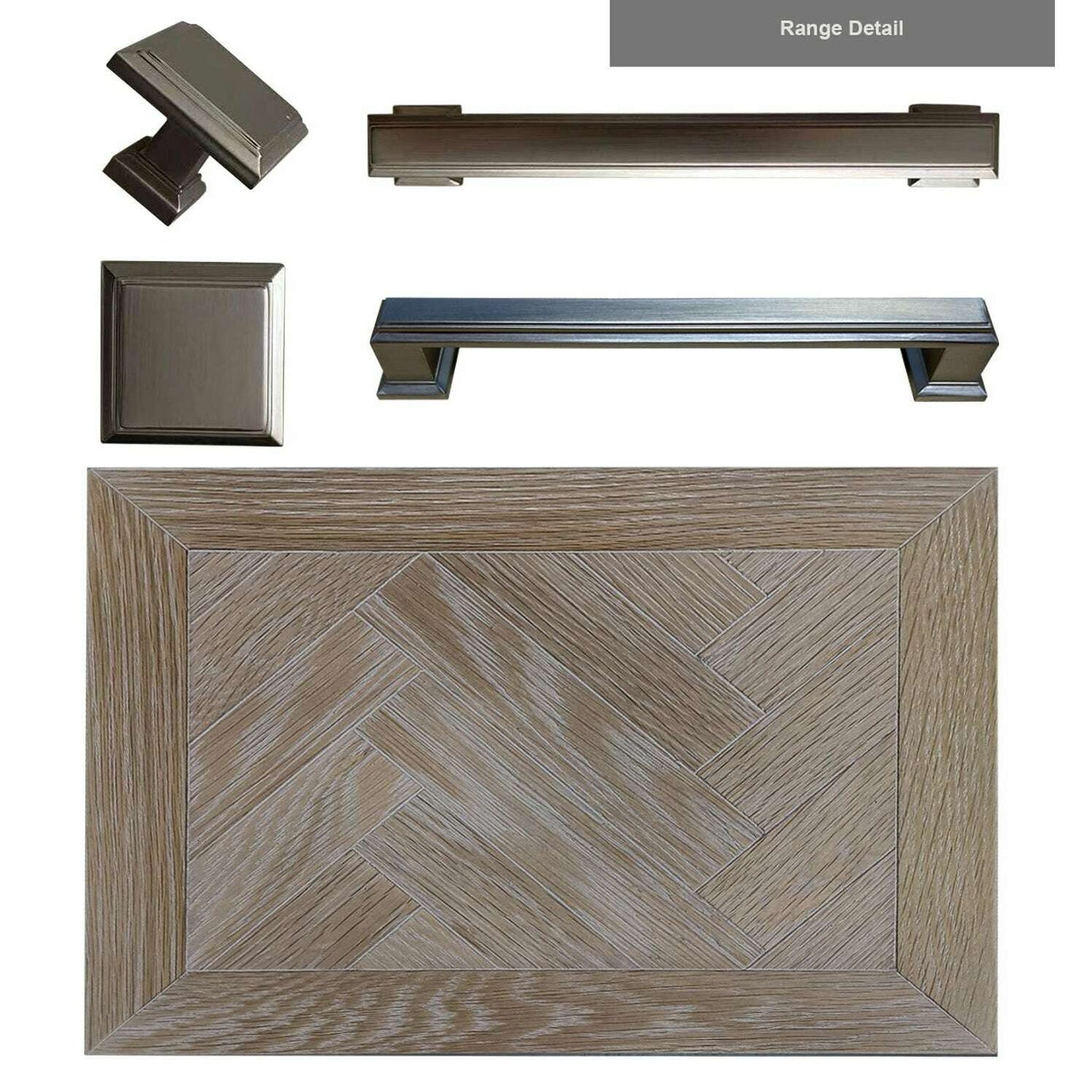 Signature Blue Oak Top Large Sideboard - Sideboard - Heart of Kitchens