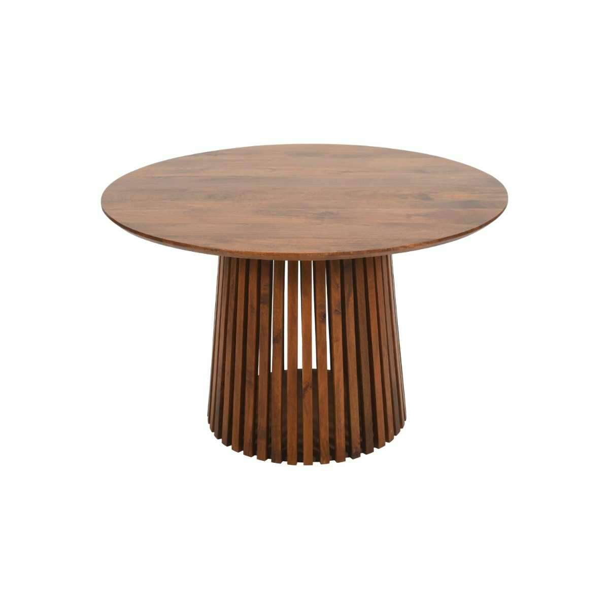 Mavo Slatted Round Dining Table