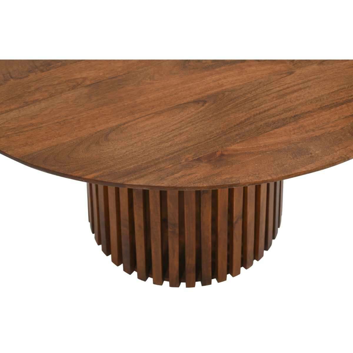 Mavo Slatted Round Dining Table