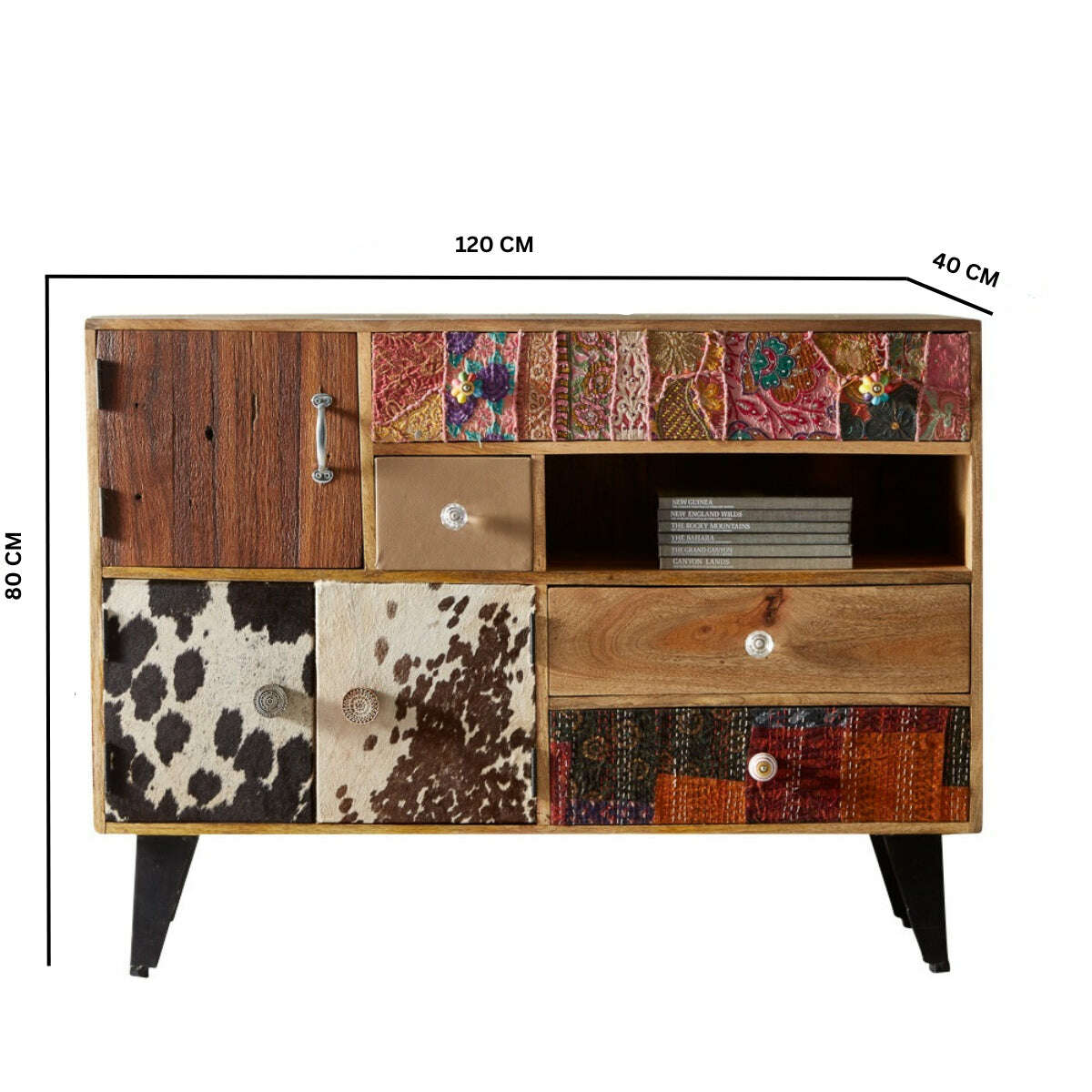Sorio Large Reclaimed Wood Sideboard