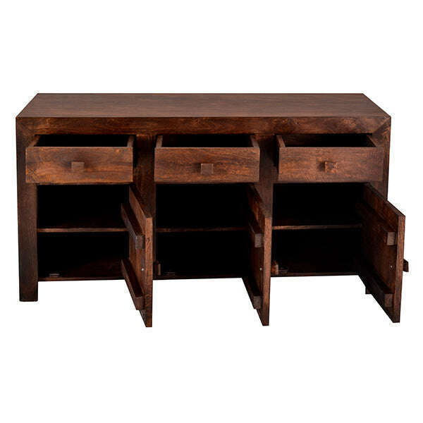 Toko Dark Mango Wood Large Sideboard - Sideboard - Heart of Kitchens