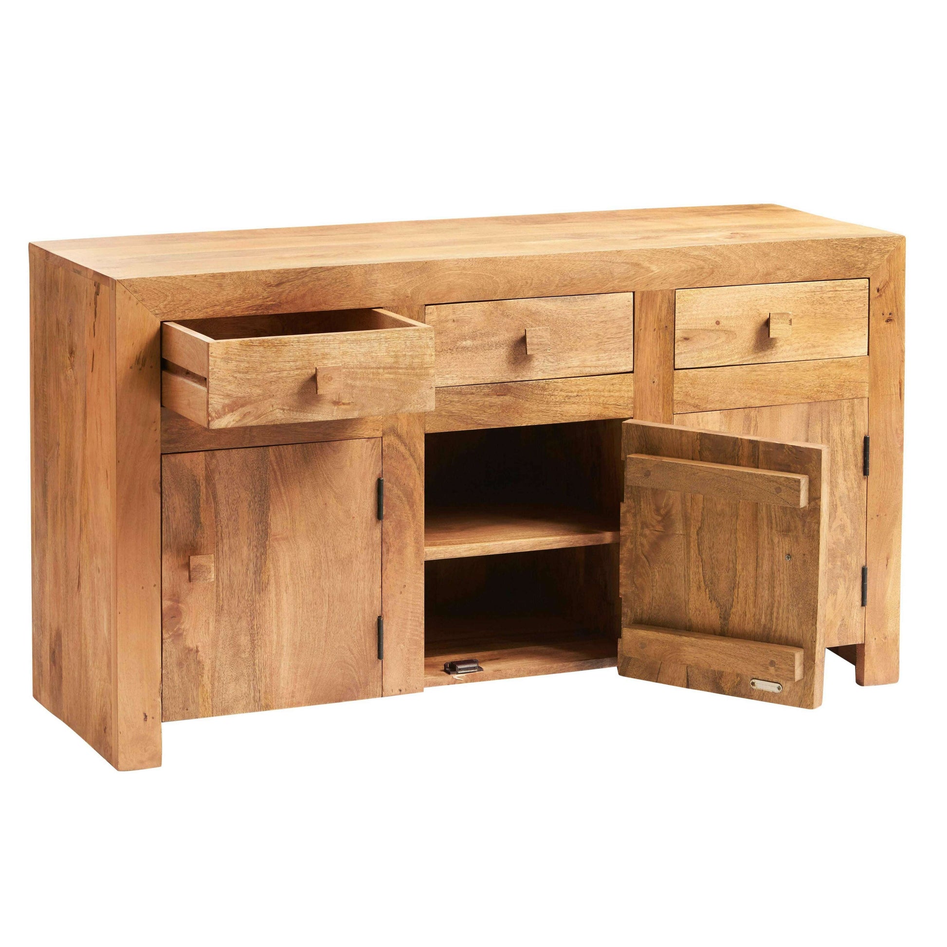 Toko Light Mango Wood Large Sideboard - Sideboard - Heart of Kitchens