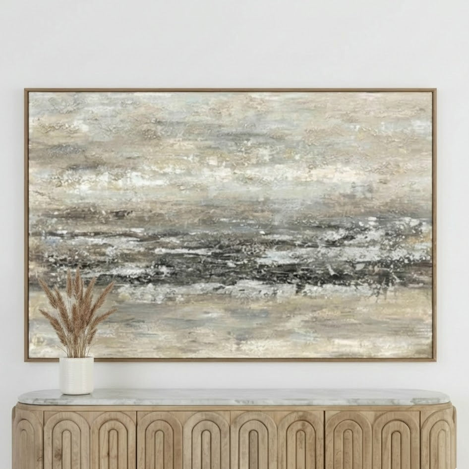 Traverse Hand Painted Framed Canvas Wall Art