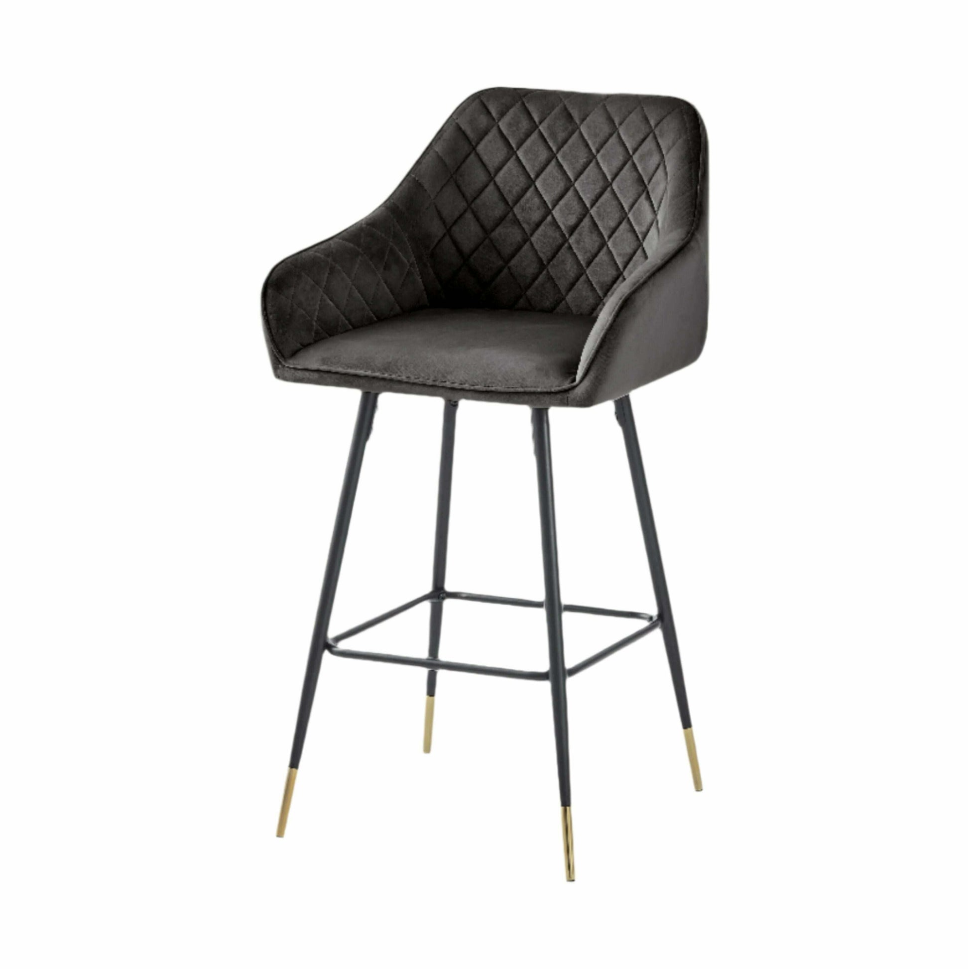 Gun Metal Grey - Bar Stool - Heart of Kitchens