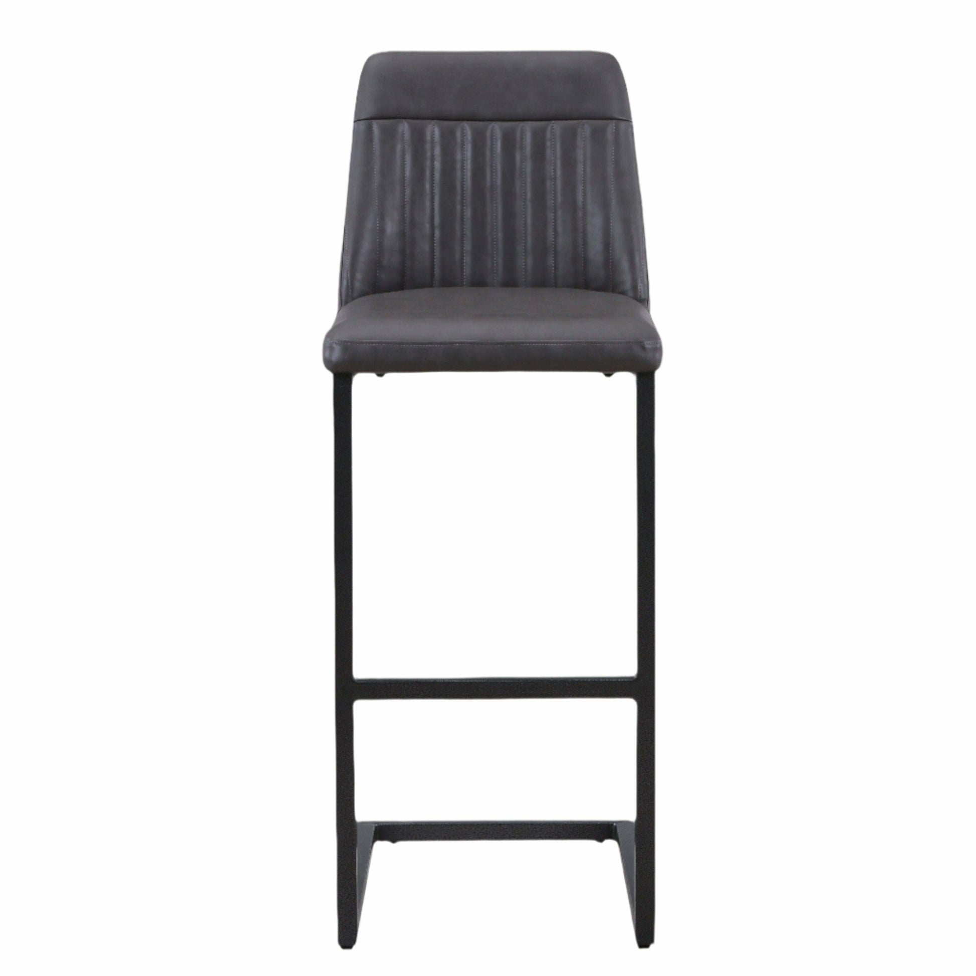 Vintage PU Leather Bar Stool (Set of 2) - Bar Stool - Heart of Kitchens
