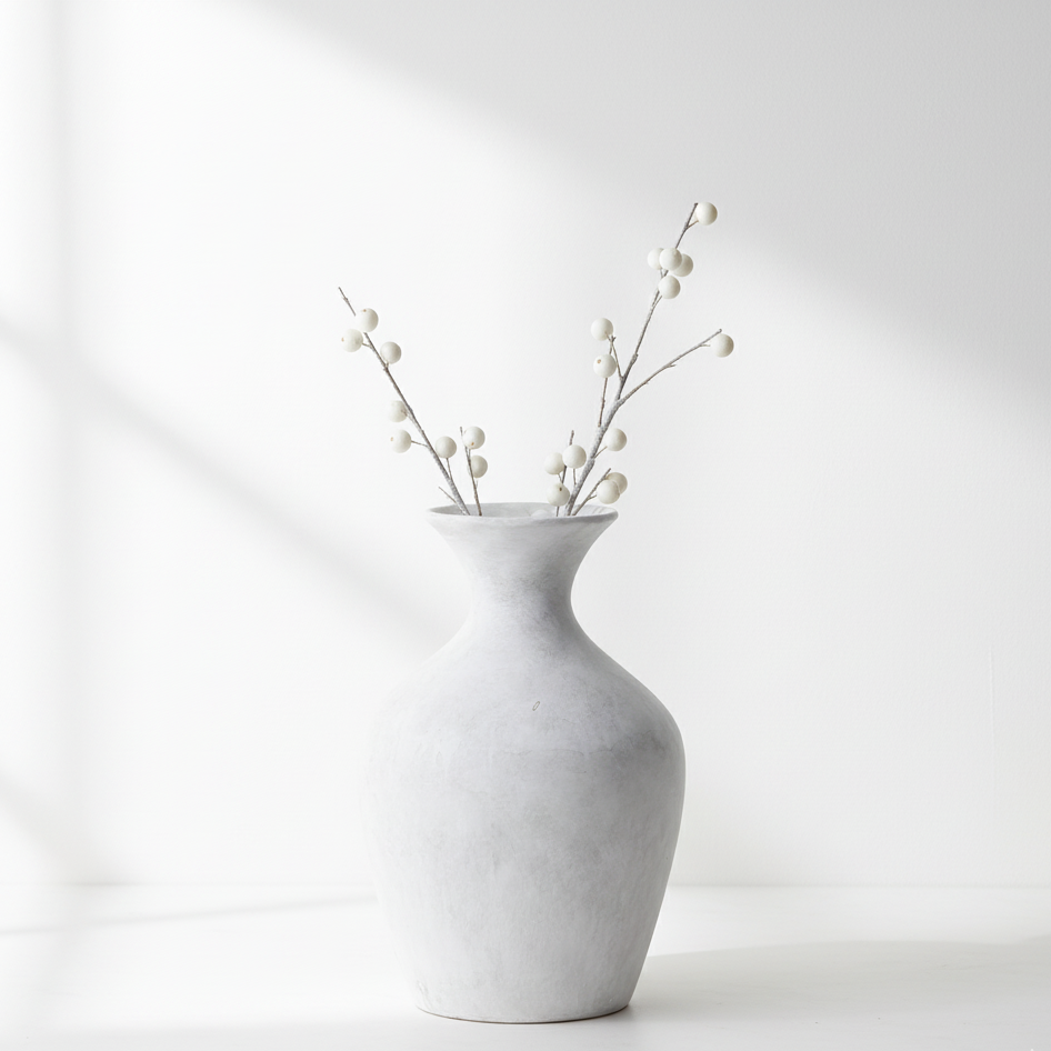 Darcy Ellipse Stone Vase