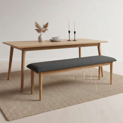 Arlo Oak Large Dining Bench
