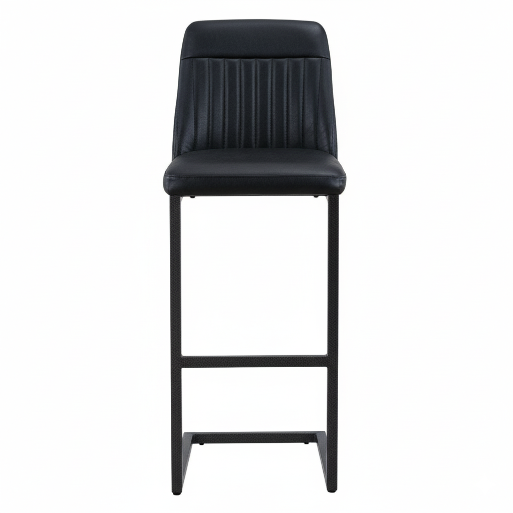 Vintage PU Leather Bar Stool (Set of 2)